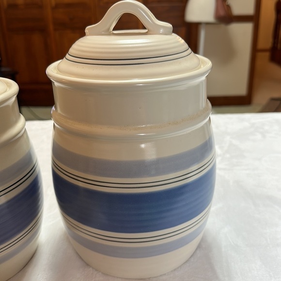 Pfaltzgraff Handpainted Rio Medium & Large Canister Set Flawless - Picture 9 of 10